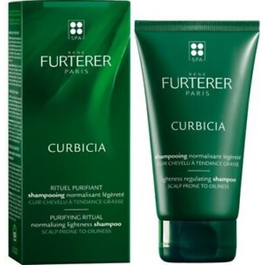 Rene Furterer Curbicia Normalizing Lightness Shampoo for Oily-Prone Scalps, 150ml