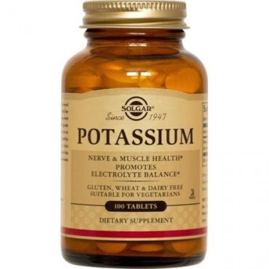 Solgar Potassium, 100tab