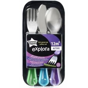 Tommee Tippee Expora Metal Toddler Cultery set Tommee Tippee Expora Metal Toddler Cultery set