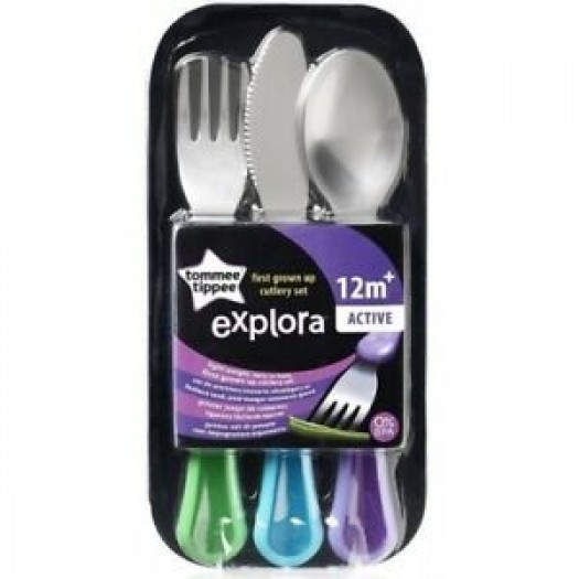 Tommee Tippee Expora Metal Toddler Cultery set