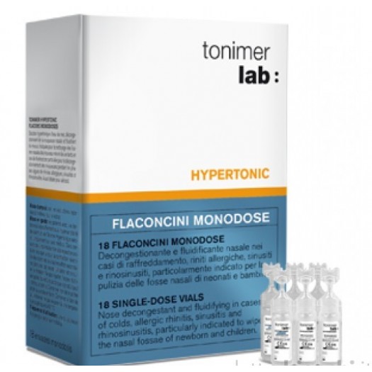 TONIMER LAB HYPERTONIC FLACONCINI MONODOSE, 18x3ml