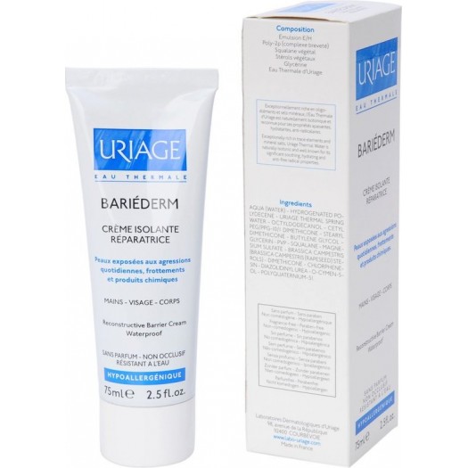 Uriage Bariederm Creme isolante Reparatrice, 75ml