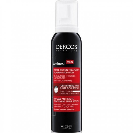 Vichy Dercos Men Triple Action Treatment Foaming Solution, 150ml