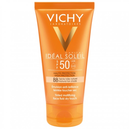 Vichy Sun Ideal Soleil BB Tinted Dry Touch Face Fluid Matte SPF 50, 50ml