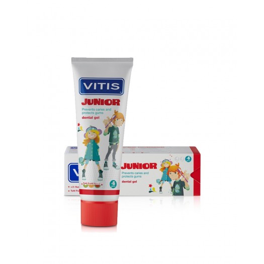 Vitis Junior Dental Gel Tutti Frutti 6+, 75ml
