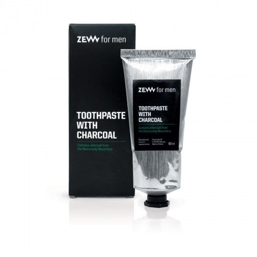 Zew With Charcoal Toothpaste for men, 80ml