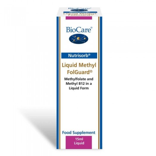 Biocare Nutrisorb Liquid Methyl Folguard, 15ml Liquid