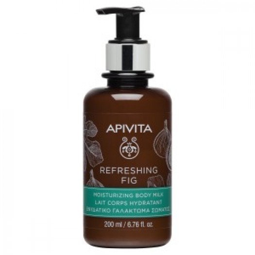 Apivita Refresing Fig Moisturizing Body Milk with Aloe and Fig, 200ml