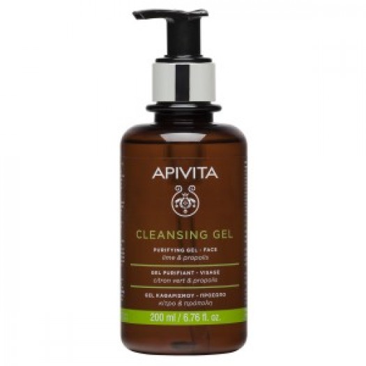 APIVITA Cleansing Gel for Oily Combination Skin with propolis & citrus, 200ml