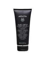 Apivita Cleansing Black Detox Jelly Black Gel With Propolis for Face and Eyes, 150ml