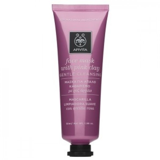 Apivita Gentle Cleansing Face Mask Pink Clay