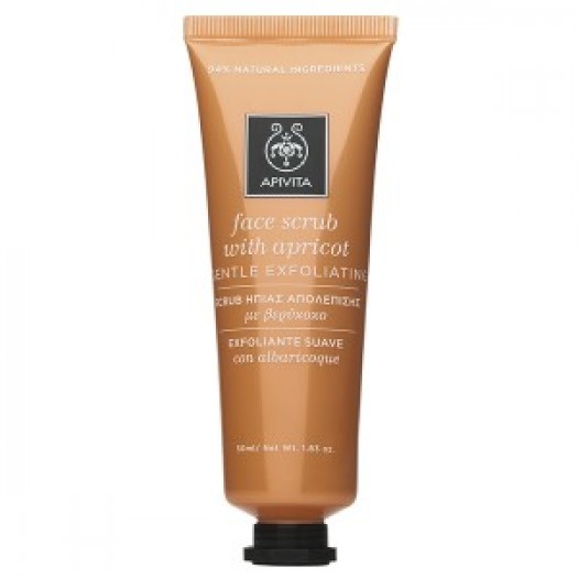 Apivita Face Scrub for Gentle Exfoliation With Apricot