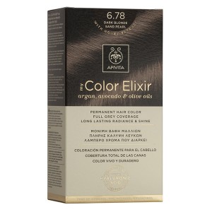 Apivita Color 6.78 Dark Blonde Sand Pearl new 