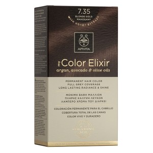 Apivita Color 7.35 Blonde Gold Mahogany new