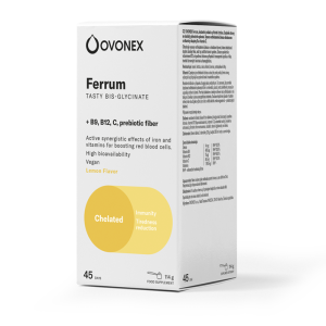 Ovonex Ferrum Chelated Powder Lemon, 124g Ovonex Ferrum Chelated Powder Lemon, 124g