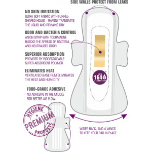 Gentle Day Size 6 Heavy flow/Maternity pads, 6pc