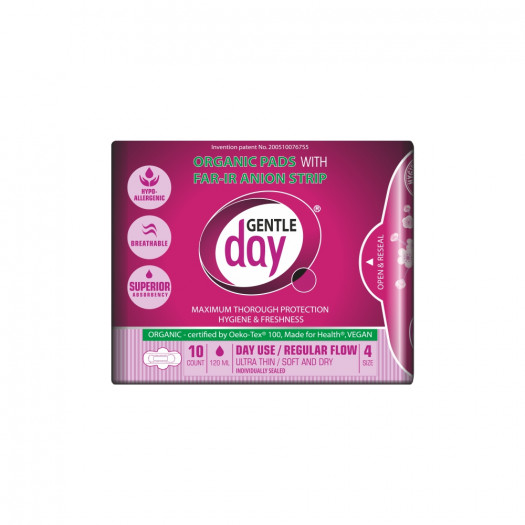 Gentle Day Size 4 Day Pads, 10pcs