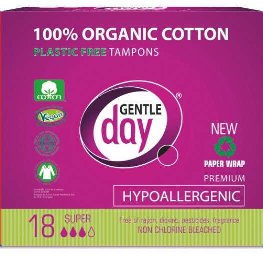 Gentle Day Tampons Super, 18pcs