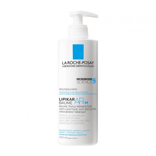 La Roche Posay Lipikar baume AP+ M Lipid Replenishing Body Balm, Anti-Irritation & Itching, 400ml