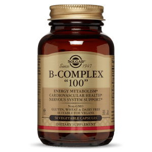 Solgar B Complex ''100'', 50 Vegetables Capsules Solgar B Complex ''100'', 50 Vegetables Capsules