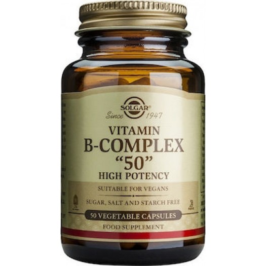 Solgar B-Complex ''50'', 50  Vegetable Capsules