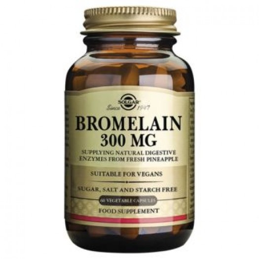 Solgar Bromelain 300 mg, 60 capsules