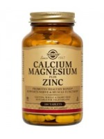 Solgar Calcium Magnesium Plus Zinc, 100 tablets