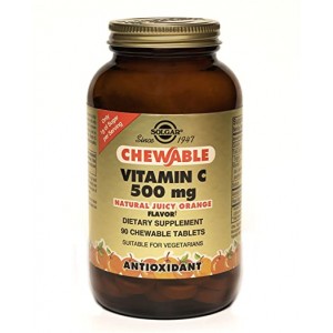 Solgar Vitamin C Orange 500mg, 90 Chewable Tablets