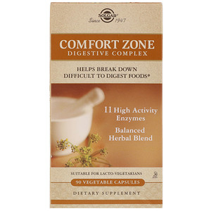 Solgar Comfort Zone Digestive complex, 90 Vegetable Capsules Solgar Comfort Zone Digestive complex, 90 Vegetable Capsules