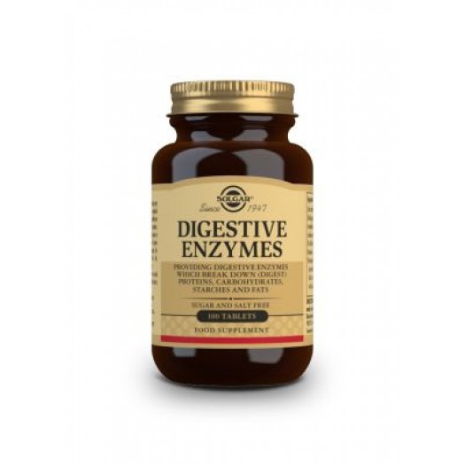 Solgar Digestive Enzymes, 100 tablets