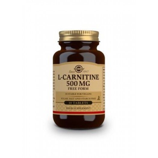 Solgar L-Carnitine 500 mg, 30 Tablets