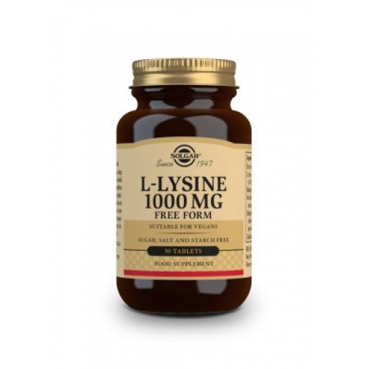 Solgar L-Lysine 1000 MG, 50 Tablets