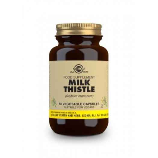 Solgar Milk Thistle, 50 Vegetable Capsules