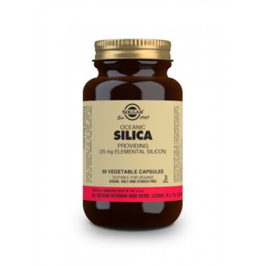 Solgar Oceanic Silica 25 mg, 50 Vegetable Capsules