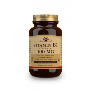 Solgar Vitamin B1 100 MG, 100 Vegetable Capsules Solgar Vitamin B1 100 MG, 100 Vegetable Capsules