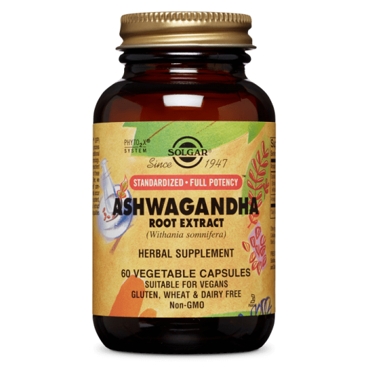 Solgar Ashwagandha Root Extract, 60 Vegetable Capsules