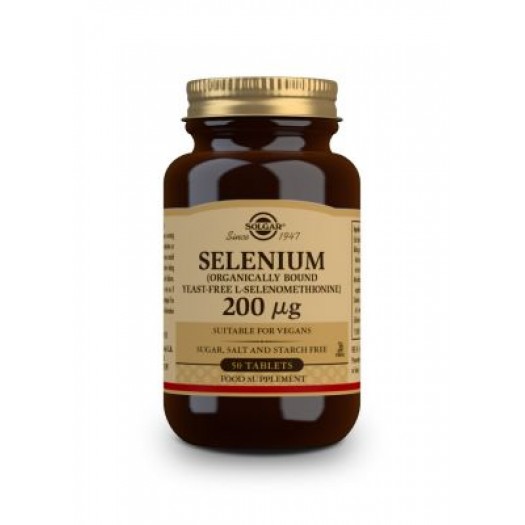 Solgar Selenium 200 μg, 50 Tablets