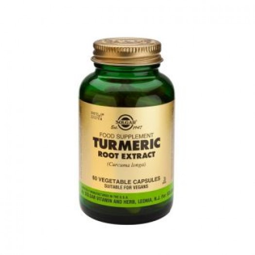 Solgar Standardised Turmeric Root Extract, 60 Vegetable Capsules