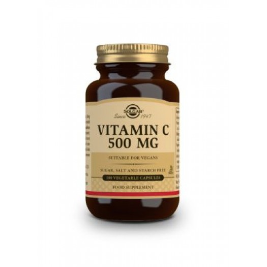 Solgar Vitamin C 500 mg, 100 vegetable capsules