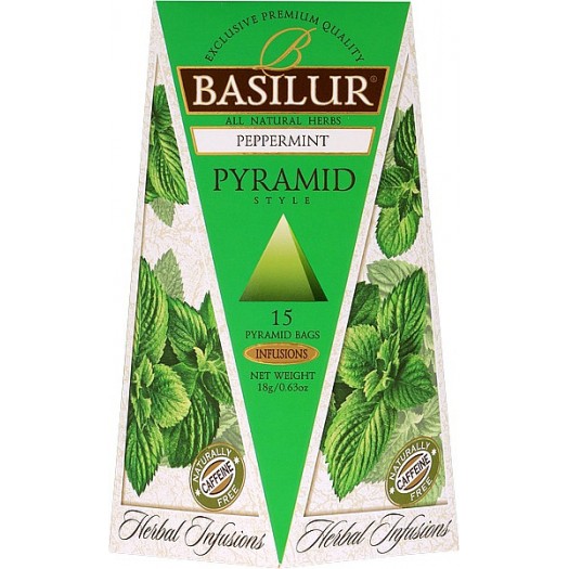 BASILUR Herbal Peppermint Pyramid 15x1,2g
