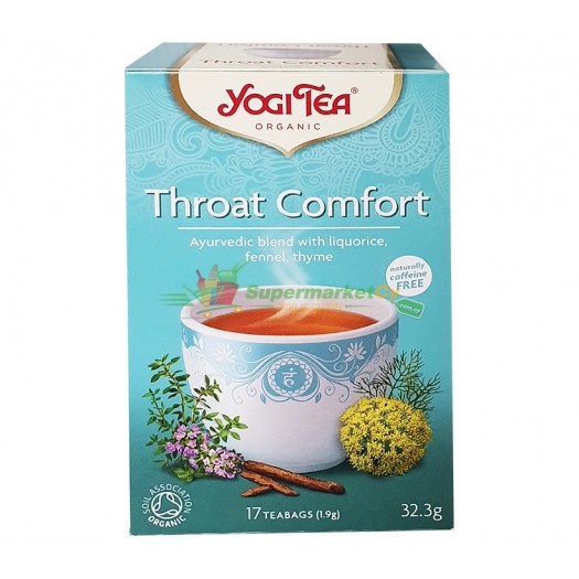 Yogi Tea Organic Throat Comfort, 17 bags